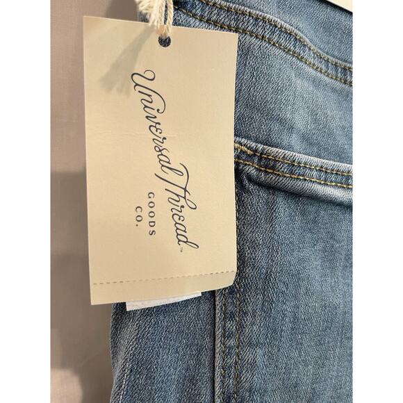 Womens Jeans Size 00 High Rise Slim Straight Fit Cropped Universal Threads🔥 - Picture 8 of 9